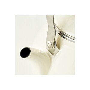 Cozy Emaye Demlik Krem (2 Lt) Krem