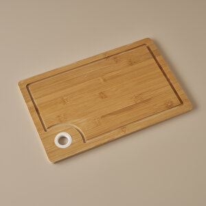 Ronna Bambu Kesme Tahtası Krem (36x23x1 Cm) Krem