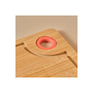 Ronna Bambu Kesme Tahtası Mercan (30x20x1 Cm) Mercan