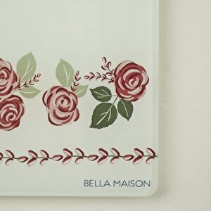 Rose Cam Kesme Tahtası (35x25 Cm) Çok Renkli
