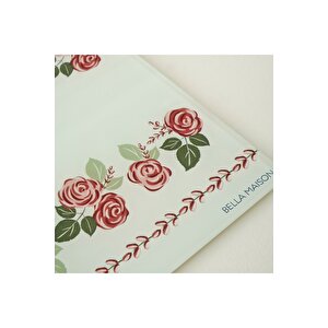 Rose Cam Kesme Tahtası (35x25 Cm) Çok Renkli