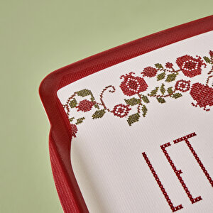 Jolly Melamin Tepsi Kırmızı (42x31 Cm) Kırmızı