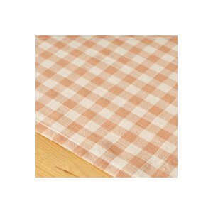 %100 Pamuk Pavia Masa Örtüsü Somon (150x150 Cm) Somon