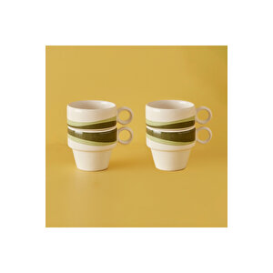 Flow Espresso 4'lü Set Yeşil (105 Cc)