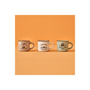 Hotz Kahve Fincanı 3'lü Set (100 Cc) Çok Renkli