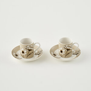 Rachel 2'li Kahve Fincanı Seti (90 Cc) Çok Renkli