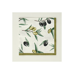 Olive 40'lı Kağıt Peçete (33x33 Cm)