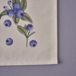 %100 Pamuk Blueberry Peçete (40x40 Cm) Çok Renkli
