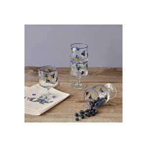 %100 Pamuk Blueberry Peçete (40x40 Cm) Çok Renkli