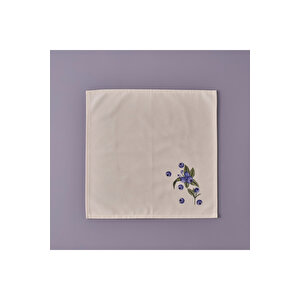 %100 Pamuk Blueberry Peçete (40x40 Cm) Çok Renkli