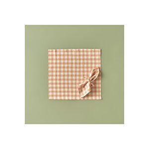 %100 Pamuk Pavia Peçete Somon (40x40 Cm) Somon