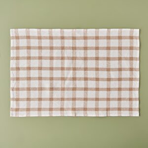 %100 Pamuk Liberty Kurulama Bezi Seti 3'lü Bej (45x65 Cm) Bej