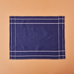 %100 Pamuk Liberty Kurulama Bezi Seti 3'lü Lacivert (45x65 Cm) Lacivert