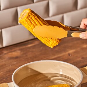 Olivia 7 Parça Servis Gereçleri Seti Hardal