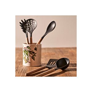 Golby Makarna Kepçesi Siyah (32x6 Cm) Siyah