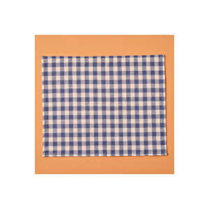 %100 Pamuk Bleu Blanc Amerikan Servis Mavi (35x45 Cm) Mavi
