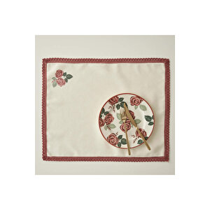 Rose Kopanakili Amerikan Servis Krem (35x45 Cm) Krem