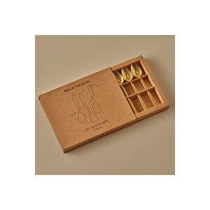 Premium Gold 6'lı Çay Kaşığı Seti Gold