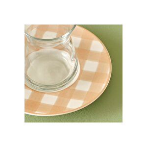 Pavia Porselen 6'lı Çay Bardağı Seti Somon (132 Cc) Somon