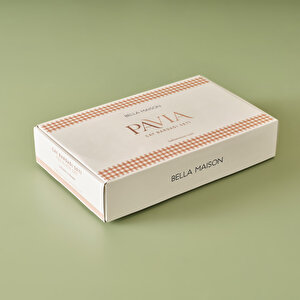 Pavia Porselen 6'lı Çay Bardağı Seti Somon (132 Cc) Somon