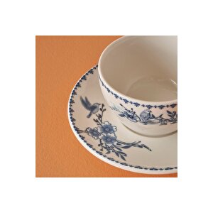 Bleu Blanc 2'li Çay Fincan Seti Mavi (270 Cc) Mavi