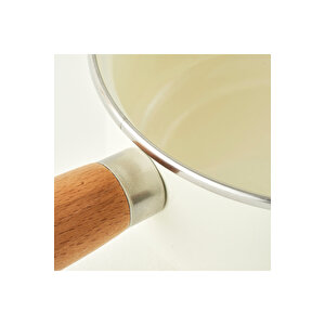 Cozy Emaye Sos Tenceresi Krem (1,6 Lt) Krem