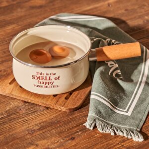 Cozy Emaye Sos Tenceresi Krem (1,6 Lt) Krem
