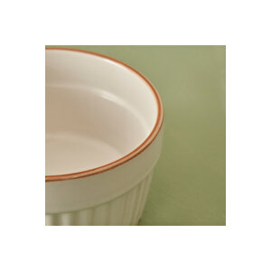 Vislo 2'li Sufle Kabı Seti Beyaz-kahverengi (200 Ml) Beyaz