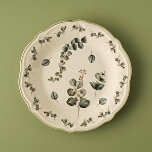 Ocaliptus Stoneware 26 Parça 6 Kişilik Kahvaltı Takımı Yeşil Yeşil