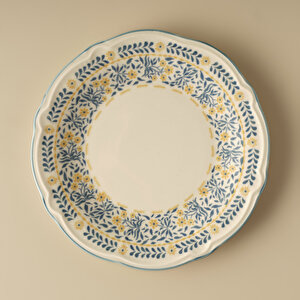 Liana Stoneware 26 Parça 6 Kişilik Kahvaltı Takımı Mavi Mavi