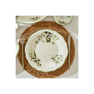 Julia Stoneware 26 Parça 6 Kişilik Kahvaltı Takımı Yeşil Yeşil
