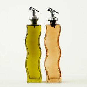 Wavy 2'li Yağlık Sirkelik Seti Amber-yeşil (250 Cc)