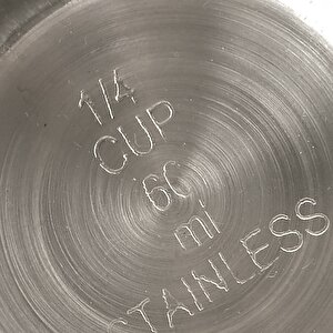 Vave Çelik Ölçü Kabı Seti Beyaz Beyaz