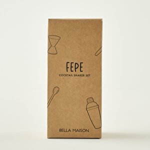Fepe Kokteyl Shaker Seti Silver Silver