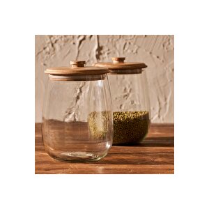 Molena Mango Kapaklı Kavanoz Naturel (1600 Ml) Naturel