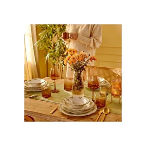 Julia Stoneware 48 Parça 12 Kişilik Yemek Takımı Yeşil