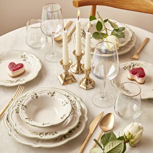 Julia Stoneware 48 Parça 12 Kişilik Yemek Takımı Yeşil