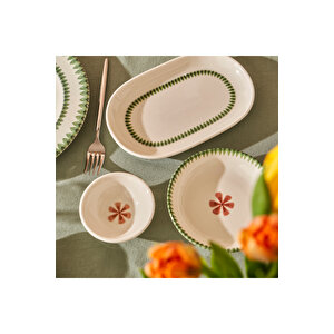 Flowers Porselen 44 Parça Yemek Ve Kahvaltı Takımı Çok Renkli