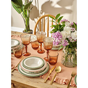 Flowers Porselen 44 Parça Yemek Ve Kahvaltı Takımı Çok Renkli