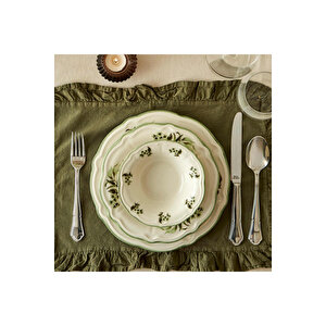 Julia Stoneware 24 Parça 6 Kişilik Yemek Takımı Yeşil Yeşil