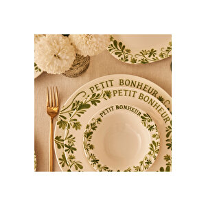 Petit Bonheur Porselen 44 Parça Yemek Ve Kahvaltı Takımı Yeşil Yeşil