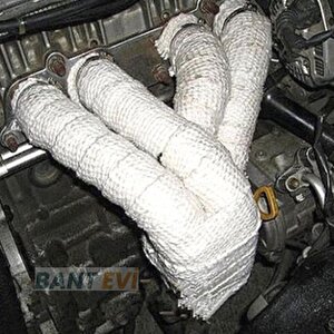 Egzoz Sargı Bandı 5cmx5mt Cam Elyaf Şerit Yanmaz Egzoz Bezi Yapışkansız