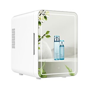 Mio 212 4l Led Işıklı Kozmetik Makyaj Krem Sıcak Ve Soğuk Ayarlı Taşınabilir Fridge Mini Dolap