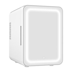 Mio 212 4l Led Işıklı Kozmetik Makyaj Krem Sıcak Ve Soğuk Ayarlı Taşınabilir Fridge Mini Dolap