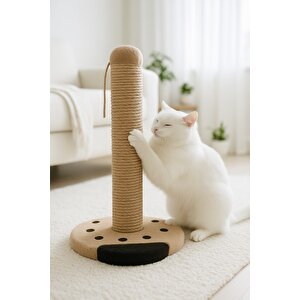 Reyo Pet Uğur Böceği Kedi Tırmalama Platformu Kahverengi