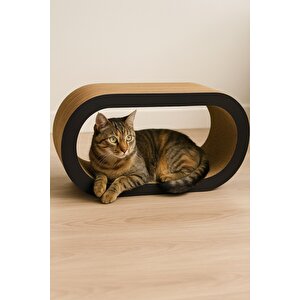 Rotipet Theta Karton Kedi Tırmalaması Siyah Large