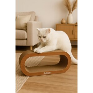 Rotipet Theta Karton Kedi Tırmalaması Ceviz Large