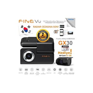 Gx30 New 2ch Eds Radar Wi-fi Fullhd Araç Kamerası