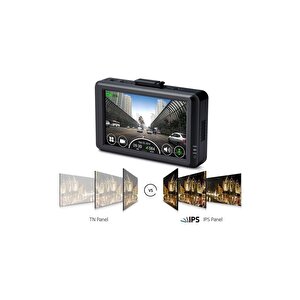 Finevu Lx2000 Full Hd 2 Kameralı Ips Güvenlik Kod Ekranlı Gps Araç Kamerası