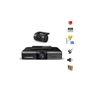 Gx4k Ultrahd 4k 2ch Wi-fi Türkçe 2 Kameralı Araç Kamerası